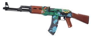 Súng đồ chơi AK47 Fire Serpent CSGO - Súng đồ chơi đạn thạch cao cấp