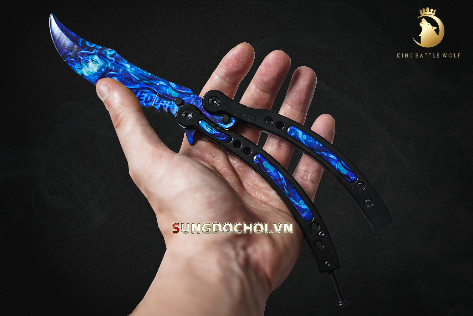 Dao bướm Butterfly Knife CSGO (Balisong) – Monters Series số 2